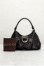 view 10 of 10 Gucci Guccissima Abbey D-Ring Hobo Bag in Black
