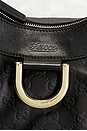 view 6 of 10 Gucci Guccissima Abbey D-Ring Hobo Bag in Black