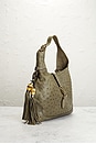view 4 of 10 Gucci Ostrich Jackie Hobo Bag in Green