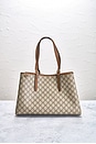 view 2 of 8 Gucci GG Emblem Tote Bag in Beige