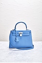 view 2 of 9 Hermes Epsom Kelly Sellier 25 Handbag in Azur