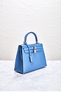 view 4 of 9 Hermes Epsom Kelly Sellier 25 Handbag in Azur