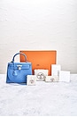 view 9 of 9 Hermes Epsom Kelly Sellier 25 Handbag in Azur