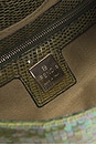 view 6 of 8 Fendi Lizard Trimmed Sequin Baguette Shoulder Bag in Green