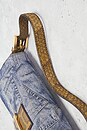 view 8 of 8 Fendi Denim Baguette Shoulder Bag in Blue