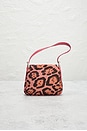 view 3 of 9 Fendi Pony Hair Cheetah Mini Baguette Shoulder Bag in Pink