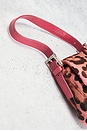view 8 of 9 Fendi Pony Hair Cheetah Mini Baguette Shoulder Bag in Pink