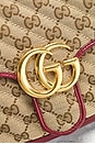 view 6 of 8 Gucci GG Marmont Shoulder Bag in Beige