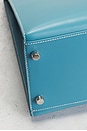 view 7 of 9 Hermes Box Kelly 32 Handbag in Bleu Jean