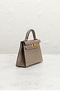 view 4 of 7 Hermes Ostrich Kelly 20 Handbag in Gris