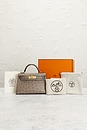 view 7 of 7 Hermes Ostrich Kelly 20 Handbag in Gris