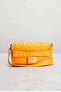 view 2 of 9 Fendi Zucca Embossed Baguette NM Shoulder Bag in Orange