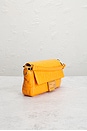 view 4 of 9 Fendi Zucca Embossed Baguette NM Shoulder Bag in Orange