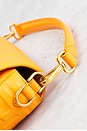 view 8 of 9 Fendi Zucca Embossed Baguette NM Shoulder Bag in Orange