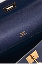 view 6 of 9 Hermes Epsom Kelly Cut Pochette in Navy