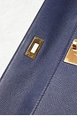 view 7 of 9 Hermes Epsom Kelly Cut Pochette in Navy
