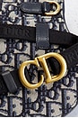 view 7 of 8 Dior Oblique Saddle Belt Bag in Navy