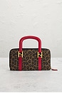 view 3 of 9 Fendi Leopard Handbag in Brown