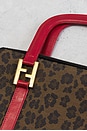 view 7 of 9 Fendi Leopard Handbag in Brown