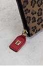view 8 of 9 Fendi Leopard Handbag in Brown