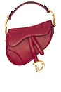 view 1 of 7 Dior Mini Saddle Bag in Red