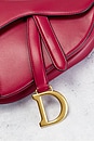 view 5 of 7 Dior Mini Saddle Bag in Red