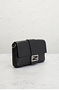 view 4 of 9 Fendi Selleria Baguette Shoulder Bag in Black