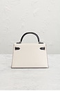 view 3 of 8 Hermes Chevre Kelly 20 Handbag in Black & Craie
