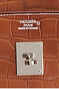 view 6 of 9 Hermes Fauve Matte Alligator Birkin 35 Handbag in Gold