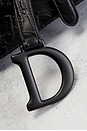 view 5 of 8 Dior Embossed Saddle Bag in Black