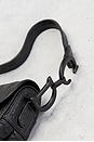 view 6 of 8 Dior Embossed Saddle Bag in Black