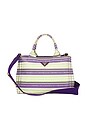 view 1 of 9 Prada Striped Canapa Tote Bag in Multi
