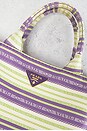 view 5 of 9 Prada Striped Canapa Tote Bag in Multi