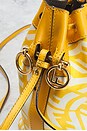 view 5 of 9 Fendi Glazed Canvas Mini Mon Tresor Bucket Bag in Yellow