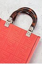 view 5 of 9 Fendi Mesh FF Mini Sunshine Shopper Tote Bag in Orange