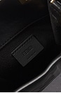 view 6 of 9 Fendi Embossed FF Mini Sunshine Shopper Tote Bag in Black