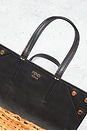 view 6 of 10 Fendi Wicker FF Mini Flip Shoulder Bag in Brown