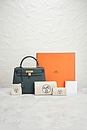 view 7 of 7 Hermes Epsom Kelly 28 Handbag in Cypress