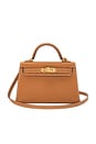 view 1 of 7 Hermes Epsom Kelly 20 Handbag in Gold