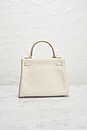 view 3 of 7 Hermes Swift Kelly 25 Retourne Handbag in Craie