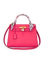 view 1 of 9 Hermes Epsom Kelly 28 Handbag in Rose Extreme