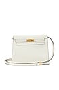 view 1 of 7 Hermes Evercolor Kelly Danse Shoulder Bag in Blanc