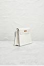 view 4 of 7 Hermes Evercolor Kelly Danse Shoulder Bag in Blanc
