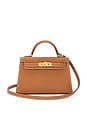 view 1 of 7 BOLSO HERMES in Gold