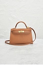 view 2 of 7 BOLSO HERMES in Gold