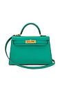view 1 of 7 Hermes Veau Epsom Kelly 20 Handbag in Vert Verone