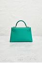 view 3 of 7 Hermes Veau Epsom Kelly 20 Handbag in Vert Verone