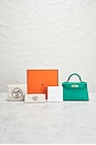 view 7 of 7 Hermes Veau Epsom Kelly 20 Handbag in Vert Verone
