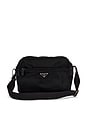 view 1 of 9 Prada Tessuto Messenger Bag in Black