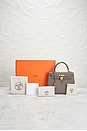 view 8 of 8 Hermes Epsom Kelly 25 Handbag in Etain